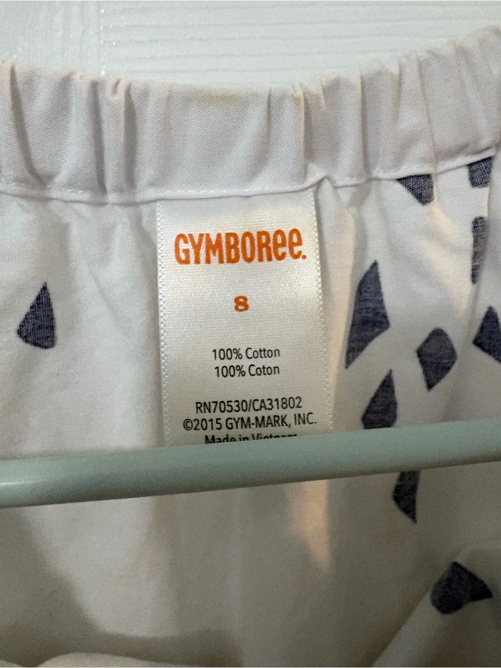 Gymboree Blue Safari Zebra Print Dress Girls Size 8
